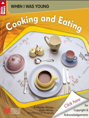 cover image of Cooking and Eating